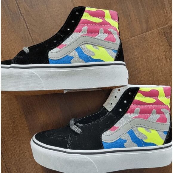 Vans sk8-hi platform 2 after dark women size 5.5 - Picture 3 of 7